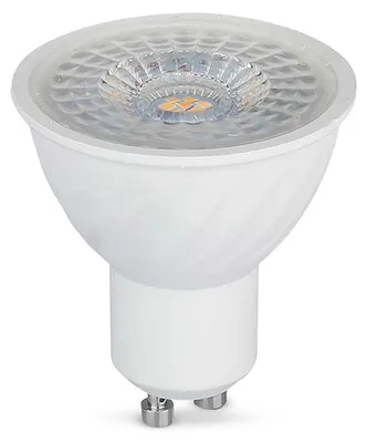 Immagine prodotto di V-TAC Faretto LED GU10 6W Dimmerabile lampadina luce 4000K 110° Copertura Trasparente Bianco – SKU 211991