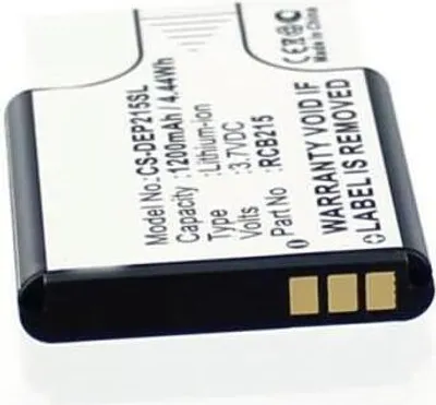 Produktbild von Akku für Doro RCB215 / RCB405 Li-Ion 3,7 Volt 1200 mAh schwarz.