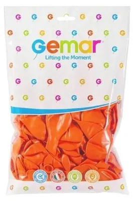 Produktbild von Pastellorangefarbene Luftballons, 100 Stück – Godan