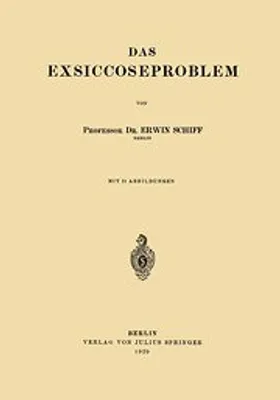 Obrázok produktu pre Das Exsiccoseproblem