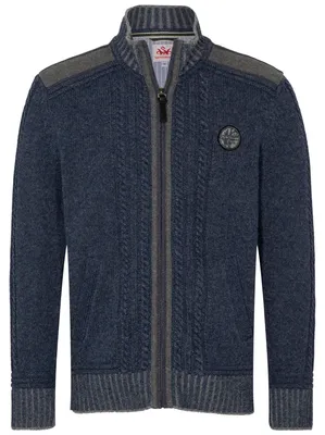 Produktbild von Erato Herren Trachten Wolljanker Strickjacke Jacke Trachtenjacke aus Schurwolle, Größe:50/M, Farbe:Flasche