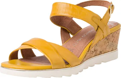 Produktbild von Marco Tozzi Damen Sandalette gelb 2-2-28724-24 F-Weite Größe: 40 EU