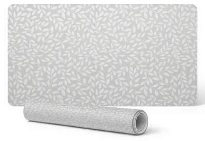 Produktbild von Rutschfeste Schreibtischunterlage mit Blattmuster, 120 x 60 cm