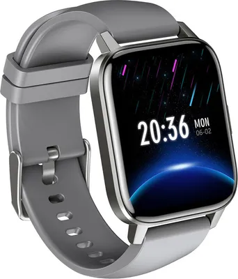 Image de Montre intelligente Bluetooth avec 15 modes sport GPS étanche - cardiofréquencemètre sang - moniteur d'oxygène, 44,5 mm gris