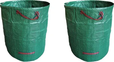 Produktbild von 2 x Gartensack 272L Gartenabfallsack aus robustem PE - selbststehend und faltbar