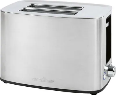 Obrázok produktu pre ProfiCook PC-TA 1279, 2 krajcov, Čierna, Strieborná, Tlačidlá, Otočné, 850 W, 220 - 240 V, 50 Hz