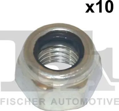 Zdjęcie produktu dla Nakrętka Ukł. Wydechowy Nakrętka M7X1.0 Sw11 Din985 10 Szt.