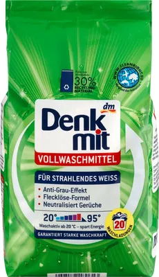 Produktbild von Denkmit, Vollwaschmittel, Pulver, 20 Wäschen