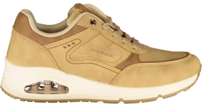 Produktbild von Bequemer Damensneaker in Beige aus Nubuk mit Braunen Akzenten