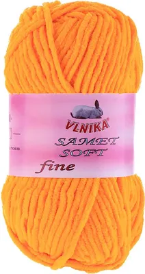 Produktbild von 100g Strickgarn Samet Soft Fine Chenille-Strickgarn Samtwolle flauschige