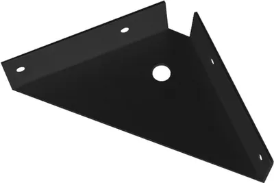 Produktbild von Winkelverbinder Bettverbinder Bettwinkel Eckwinkel Winkel Bettbeschlag Verbinder 115x115x30mm / Schwarz