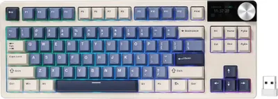 Zdjęcie produktu dla Royal Kludge Rk S85 Horizon Blue Gaming Keyboard Cloud Switch