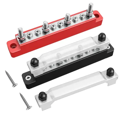 Sammelschiene 12V 150A 2er-Set M4/M6 Verteilerblock