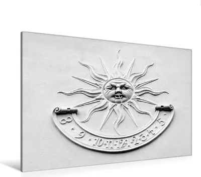 Produktbild von Calvendo Textil-Leinwand 120 cm x 80 cm quer Sonnenuhr, CALVENDO; 7374506