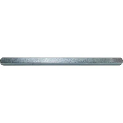 Produktbild von Drückerstift 8x160mm - Vierkantstift für Drückergarnituren, Stahl verzinkt