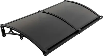 Immagine prodotto di Tenda da sole per ingresso, struttura in alluminio resistente, protezione versatile per esterni, marrone
