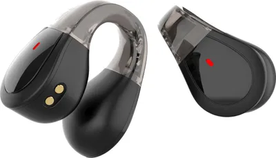 Obrázek produktu pro INF Bezdrátová sluchátka Bluetooth 5.4 s klipem na uši, 2 ks, pro hovory a hudbu Černá