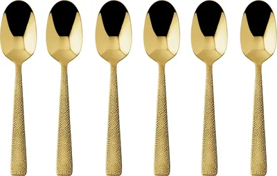 Imagen del producto de Sambonet Set 6 Mokkalöffel Edelstahl/PVD Gold 52717GA7