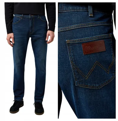 Obrázek produktu pro Wrangler | Džíny Larston Obsidian, úzký střih, pánské, velikost W31 L32