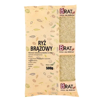 Obrázek produktu pro Hnědá rýže 500g Brat.pl