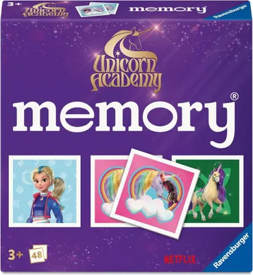 Produktbild von Mini Memory® Unicorn Academy | 48 Bildkarten | Ravensburger Legespiel