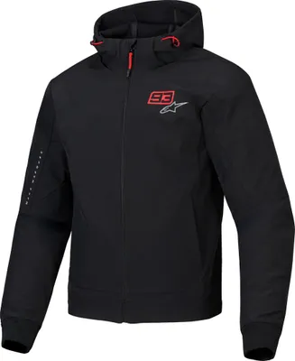 Produktbild von Alpinestars MM93 Radium Tech Motorrad Zip Hoodie, schwarz/rot, S