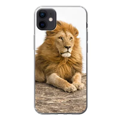 Produktbild von MuchoWow® Handyhülle Schutzhülle Hülle für iPhone 12 mini Löwe - Mähne - Tier Silikon Softcase Handy Hülle - Bild