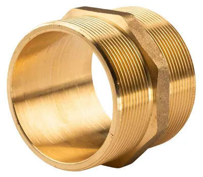 Produktbild von Messing Gewinde-Fitting Doppelnippel 2 1/2' AG-2 1/2' AG (DN65)-schwere Ausführung
