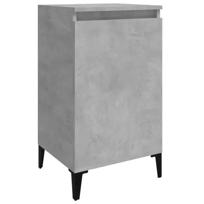 Produktbild von Nachttisch Betongrau 40x35x70 cm Holzwerkstoff