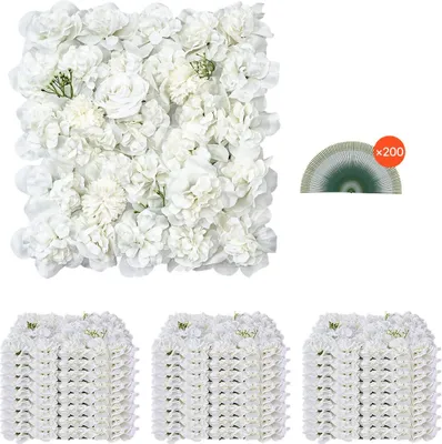 Immagine prodotto di set di 24 siepi artificiali Muro vegetale artificiale schermo per la privacy 380x380x65 mm