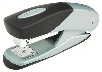 Image de Rexel Matador, 25 agrafeuses, noire, argentée, 4 cm, chargeur supérieur, agrafeuse à dos plat, 84 agrafes