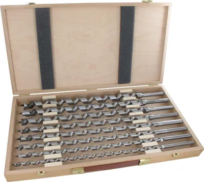 Produktbild von Famag Lewisbohrer-Satz 8-teilig (Größe 10-24mm, Schlangenbohrer, Werkzeugstahl)