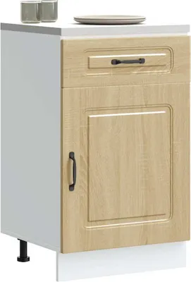Produktbild von "2026 Promotion" Küchenunterschrank - Sideboard Küche - Kalmar Sonoma-Eiche Holzwerkstoff - Mehrzweckschrank CC31269