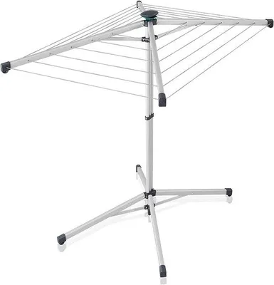 Produktbild von Famanu Standtrockner 140 - platzsparende, selbststehende Wäschespinne mit 14 m Wäscheleine