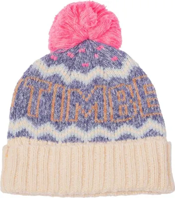 Image de TIMBERLAND - Women's Fair Isle beanie with pompon  - Size One size