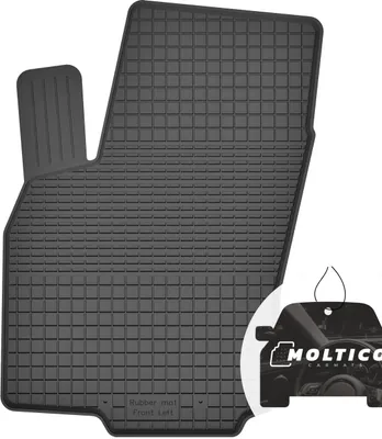 Produktbild von Fahrer Gummimatten mit Rand Auto Fußmatten Gummi Automatten Passgenau 1-teilig Set - passend für Opel Astra G 1998-2009