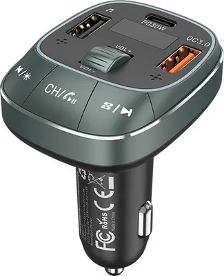 Produktbild von Vention FFLB0 Ladegerät für Mobilgeräte Universal Schwarz Zigarettenanzünder Schnellladung Auto