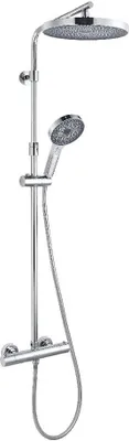 Obrázek produktu pro kielle Oudee - Sprchový set s termostatem, 260 mm, 3 proudy, chrom 20602010