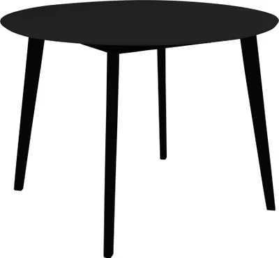 Produktbild von Esstisch >Vojens< in Schwarz, MDF - 105x75x105cm (BxHxT)