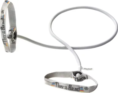 Produktbild von TheraBand Fitness-Tube "Bodytrainer mit Griffen", Silber , Ultra stark