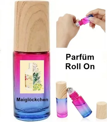 Produktbild von GKA Parfüm Roll-On gefüllt mit reinem Parfümöl Maiglöckchen Parfüm Roller RollOn