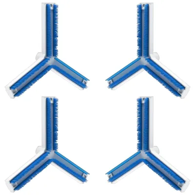 Ersatzbürsten für WINBOT W3 OMNI, 4er-Set, Y-Form, selbstreinigend