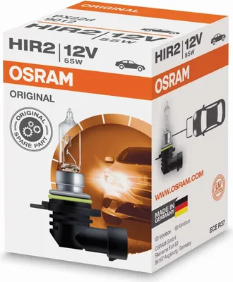 Produktbild von Osram, Halogen, ORIGINAL HIR2 Scheinwerferlampe, 9012, 12V, 1er Faltschachtel
