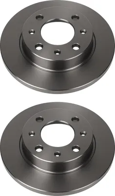 Produktbild von 2 Bremsscheiben Hinterachse voll Ø 601 mm 9 mm VALEO für u.a. VOLVO 440