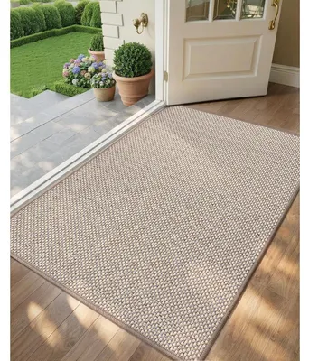 Produktbild von Schmutzfangmatte Innen 122x183cm Beige, Fußmatte Innen 120x180cm Beige, rutschfest, strapazierfähig