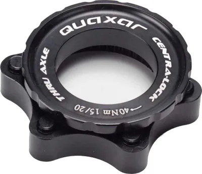 Produktbild von Quaxar Qr15/20 Cl Bremsscheibenadapter Für Fahrrad Schwarz  Schwarz One Size