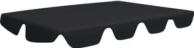 Immagine prodotto di vidaXL Tettuccio di ricambio per altalena Hollywood nero 188/168x145/110 cm