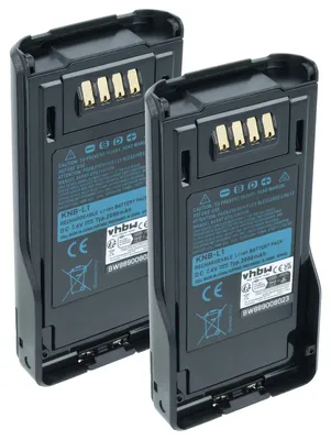 Produktbild von vhbw 2x Akku kompatibel mit Kenwood VP6430, VP8000 Funkgerät, Walkie Talkie (2000 mAh, 7,4 V, Li-Ion)