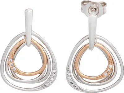 Produktbild von Ohrstecker Ohrhänger mit 16 Diamanten Brillanten 585 Gold Weißgold Rotgold Damen