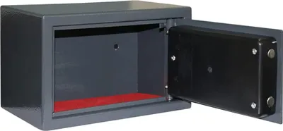 Produktbild von vidaXL Digitaler Safe mit Schloss Dunkelgrau 31 x 20 x 20 cm Stahl